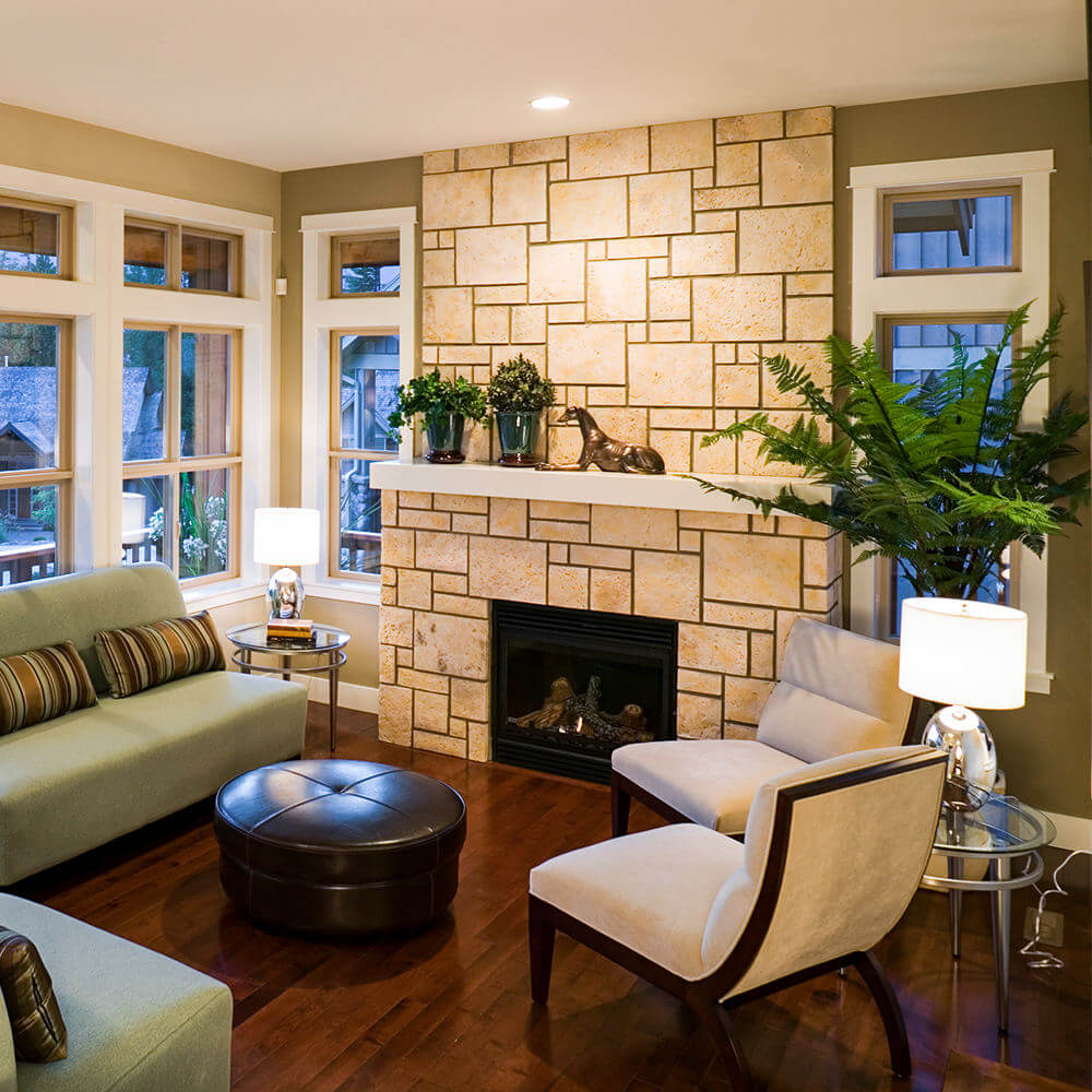 Wisconsin hearth tile installation
