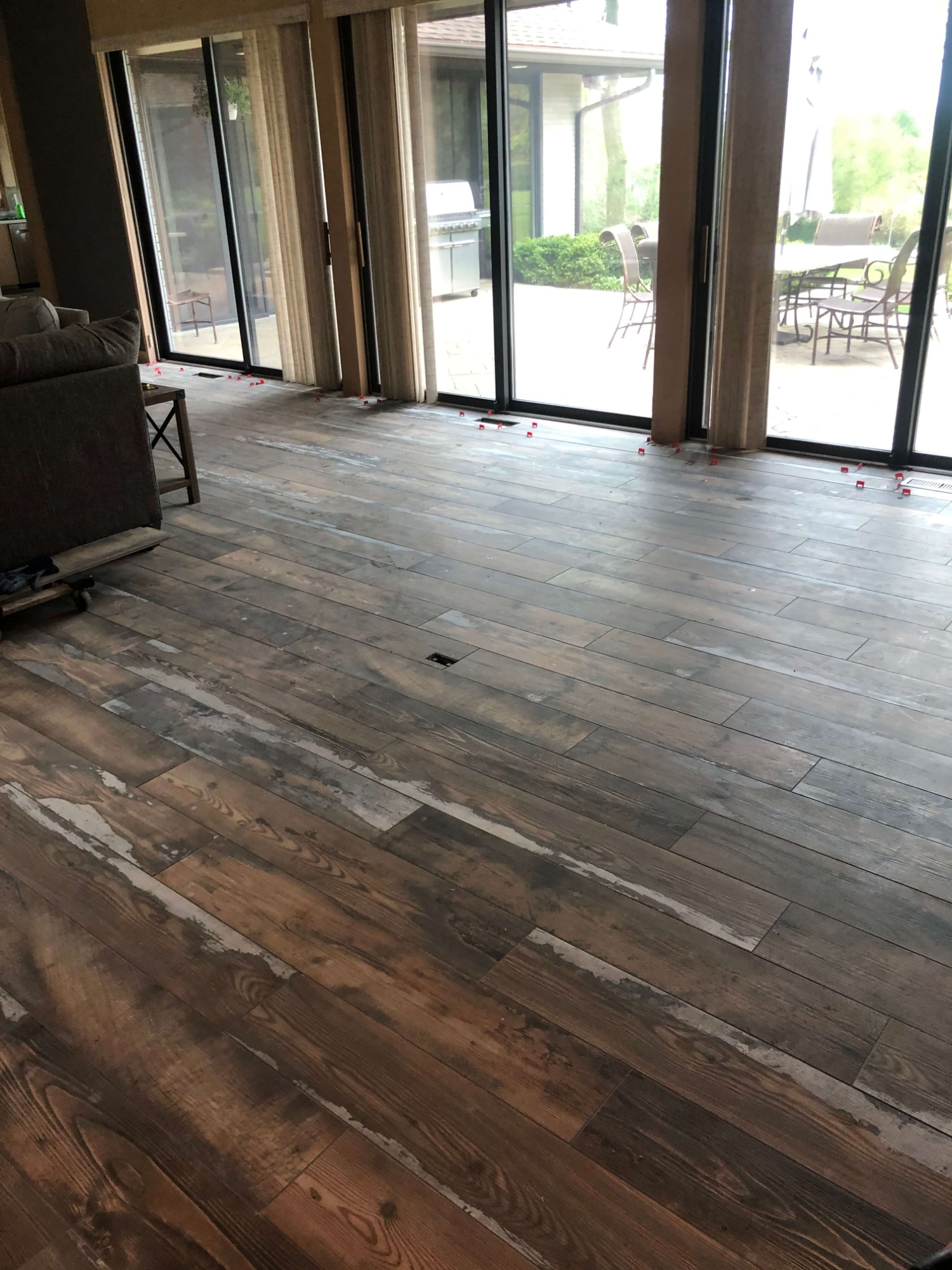 Living room tile installation contractors in Wisconsin